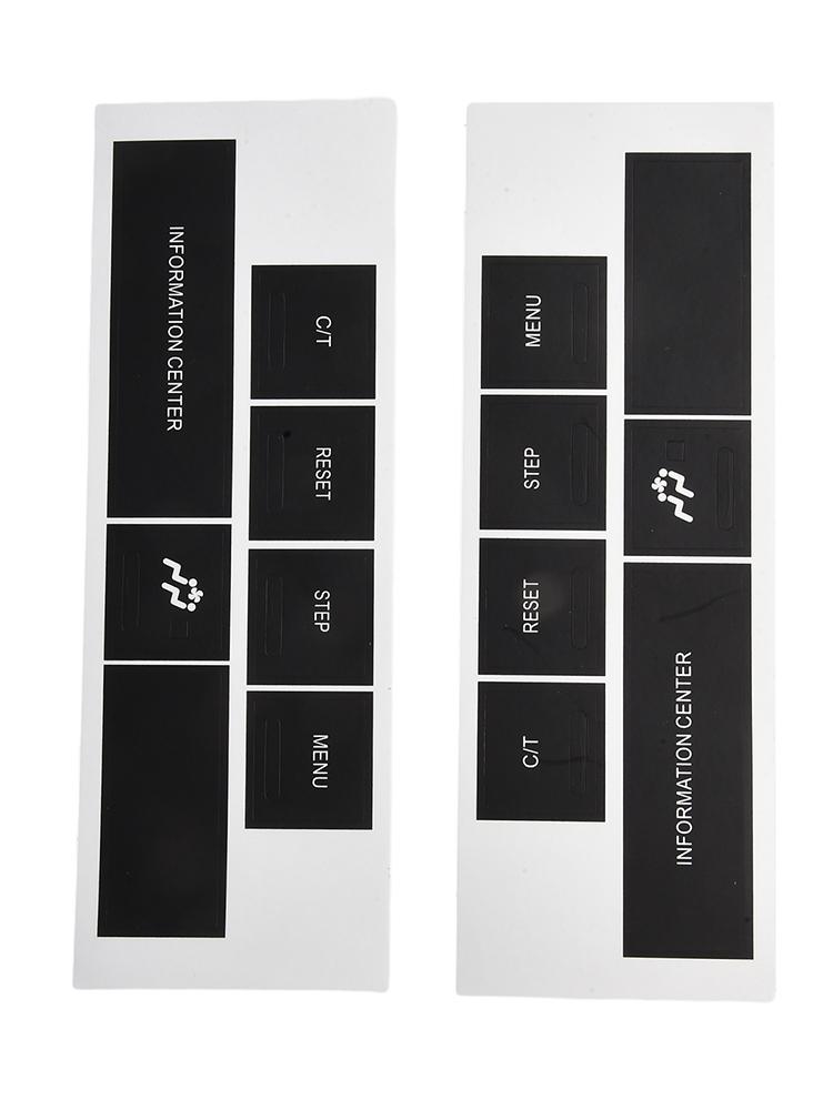 Decal Stickers for DASH Control Buttons in For CHRYSLER and For JEEP Vehicles