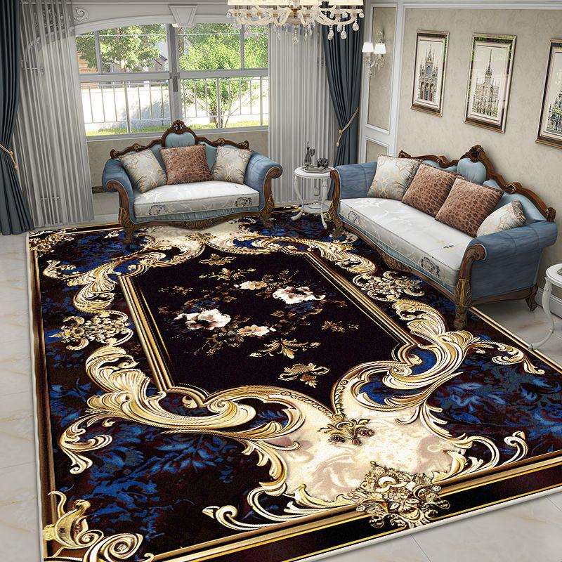 Luxuriöse Retro-Teppiche für Wohnzimmer Europäische Dekoration Zuhause Große Flächenteppiche 200x300 Schlafzimmer Lounge-Teppich Waschbare Fußmatten