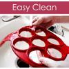 Silikon-Pfannkuchenformen Ring Spiegelei-Form Antihaft-Pfannkuchenbereiter Wiederverwendbarer Ei-Bereiter für DIY-Frühstück Koch-Backwerkzeuge