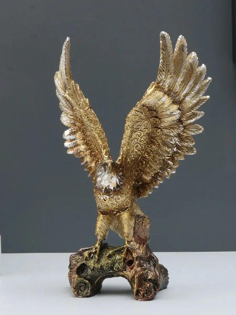 1pc, American Style Eagle Wings Exhibition EagleDecoration Resin Crafts, Grand Exhibition OpeningHousewarming Gifts, Home Furnis