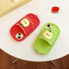 For iPhone 15 Silicone Case Unique Apple Slipper Style Shockproof Phone Back Cover