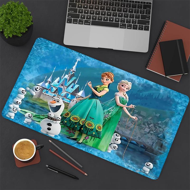 1Pc Frozen Fantasy World Gaming Mouse Pad Keyboard Desk Mat Non-slip Rubber Lock Edge Waterproof Computer Mousepad for Office Home Decor Y1446