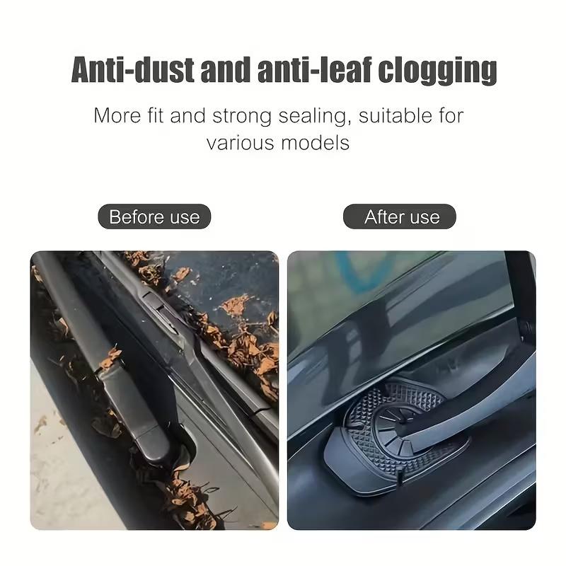 Car Wiper Hole Silicone Protective Cover Windshield Wiper Protective Covers Wiper Dustproof Protection Bottom Sleeve Universal