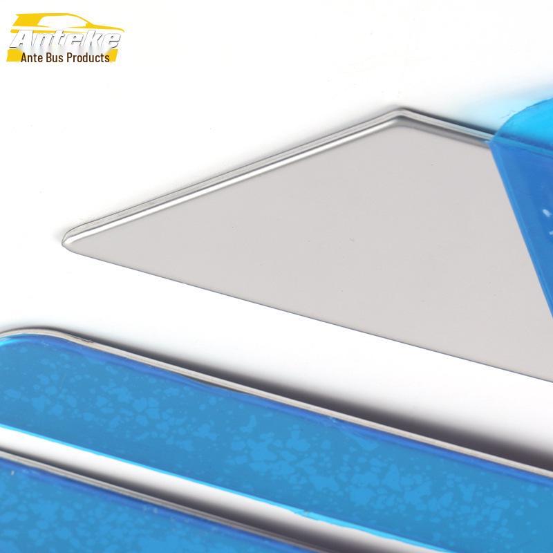 21 Kustu Car Window Trim: Stainless Steel Anti-Scratch Glass Protector & Bright Strip Accessories