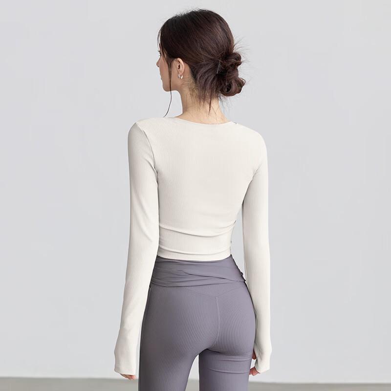 Youyou Women's Autumn/Winter Round Neck Long Sleeve Yoga & Training Top