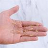 Winding Special-Shaped Nose Ring Music Note Love Shape Design Gold Special-Shaped Niche Nose Ring Ear Cartilage Clip