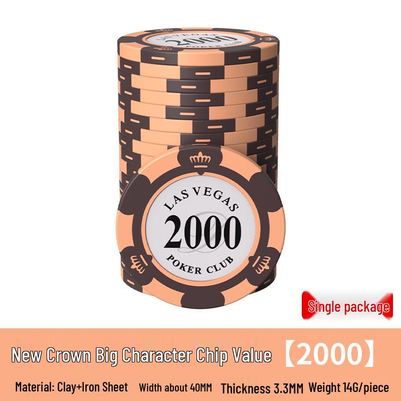Chips Card Room Unique Mahjong & Poker Clay Chips Set