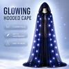 With Oversized Hood LED Halloween Hooded Cloak Lace-up Vintage Hooded Cape New Design Overcoats