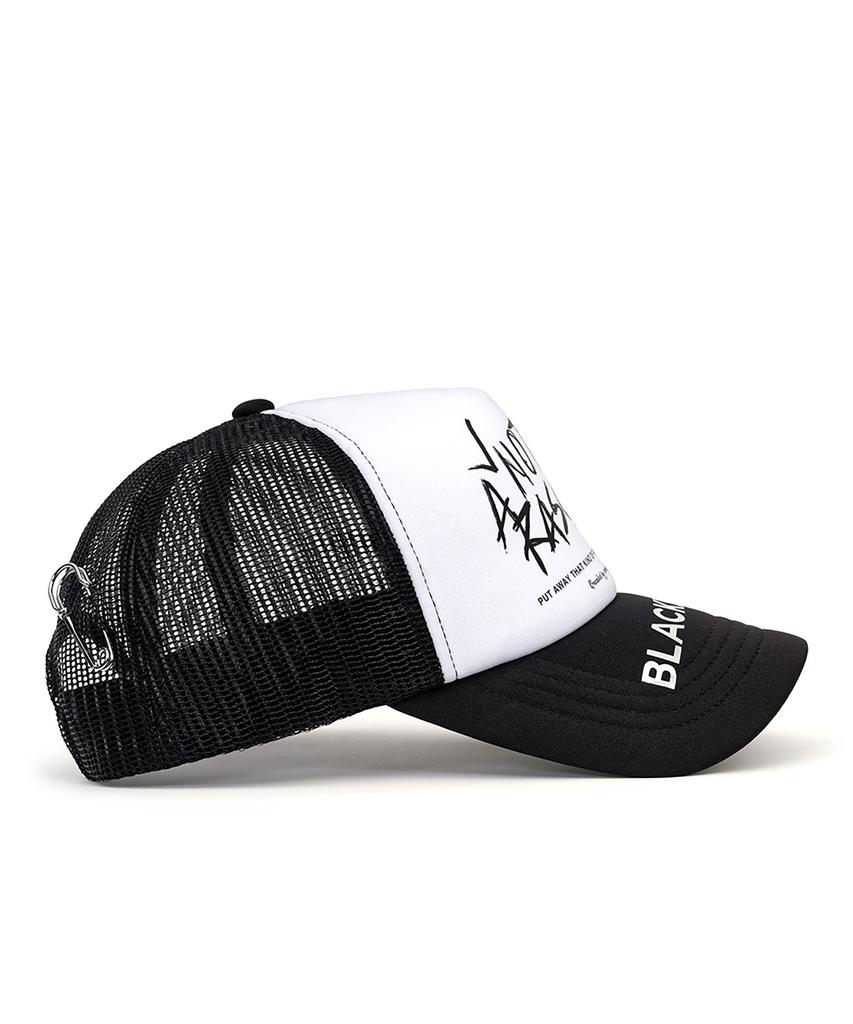 BLACKBLOND Vividi Rescul Trucker Mesh Cap (Black)