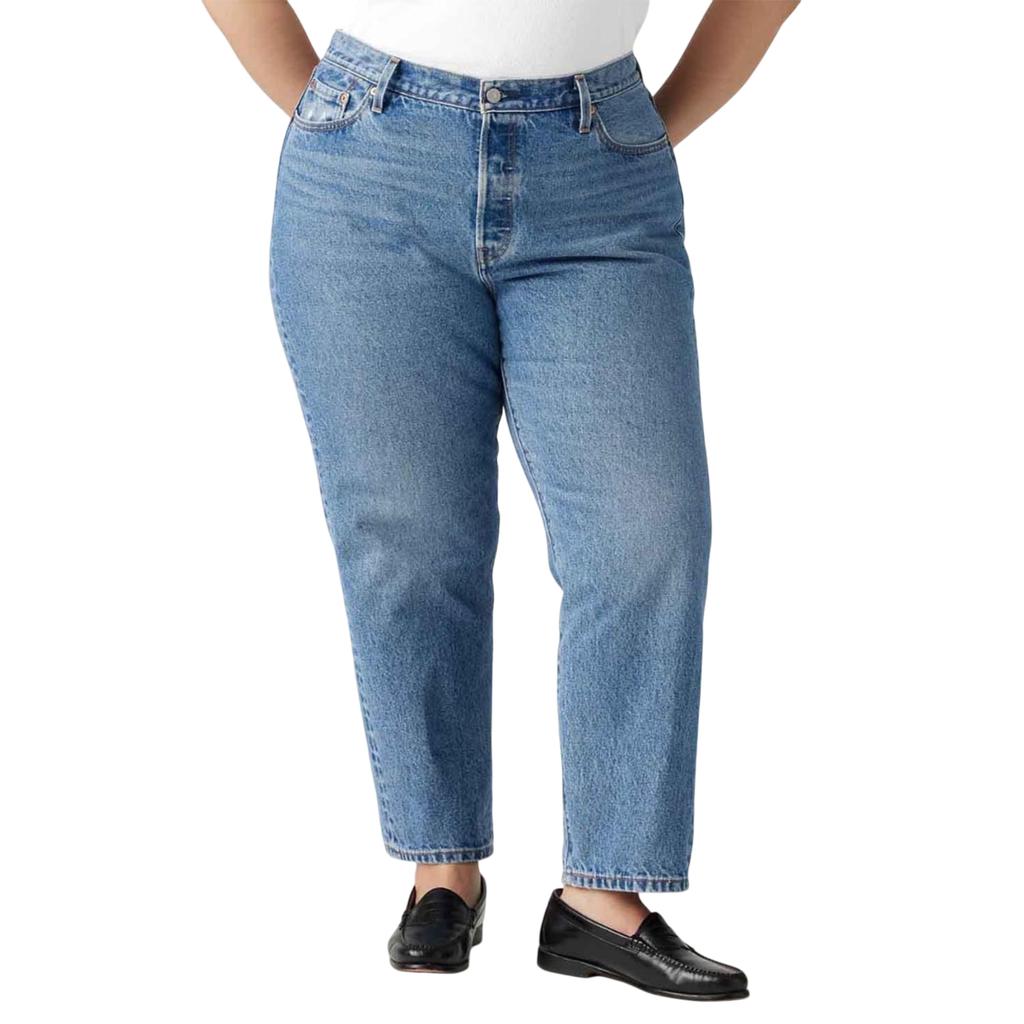 Levis Womens/Ladies 501 Plus Original Cropped Jeans