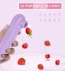 Plastic Battery  Clitoral Sucking Stimulator Clitoral Vibrator Female Vibrating Nipple Suckers , Female Adult Sexy Toys