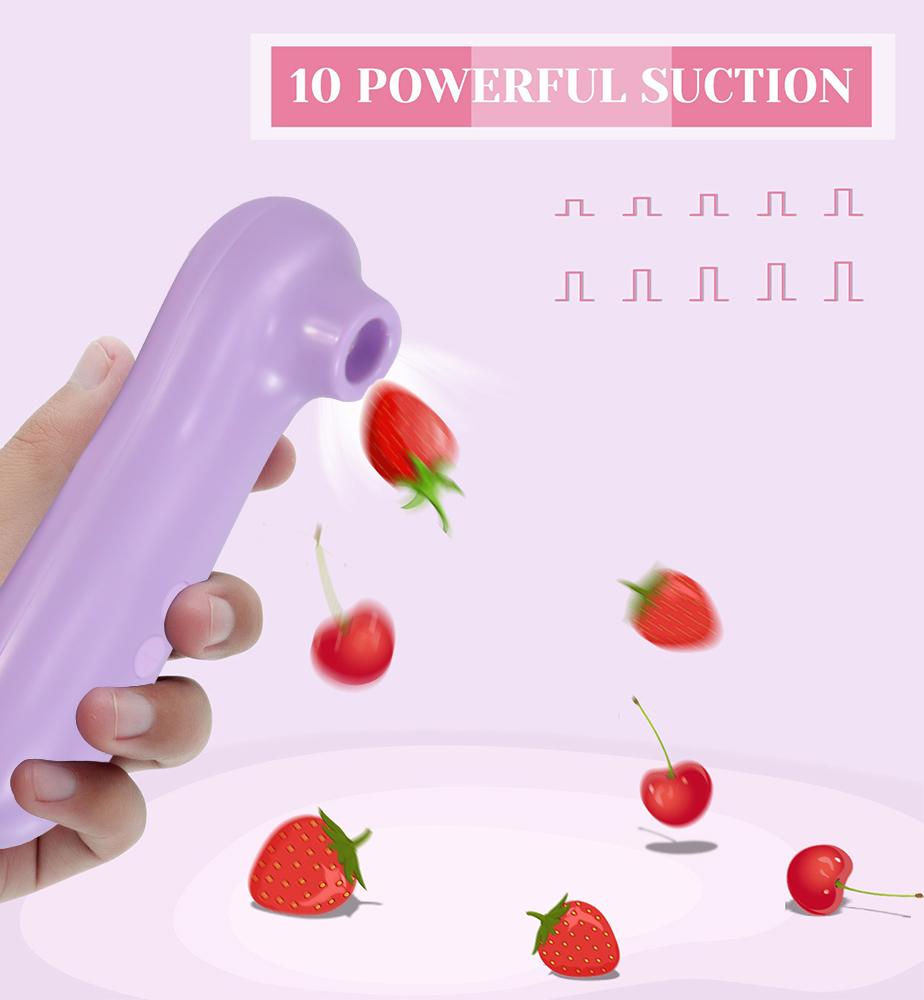 Plastic Battery  Clitoral Sucking Stimulator Clitoral Vibrator Female Vibrating Nipple Suckers , Female Adult Sexy Toys