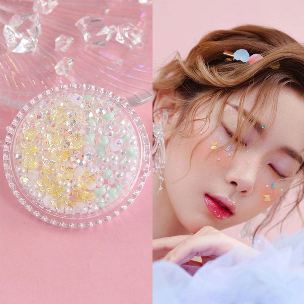 Bright Glitter Butterfly Sticker Self Adhesive Multi DIY Purpose Body And Decoration Face Makeu D1L3