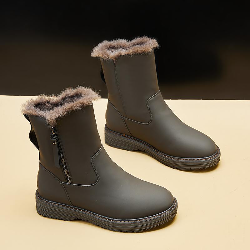 Snow Boots New Winter Velvet Thickened Warm Platform Shoes Socks Boots Cotton Shoes
