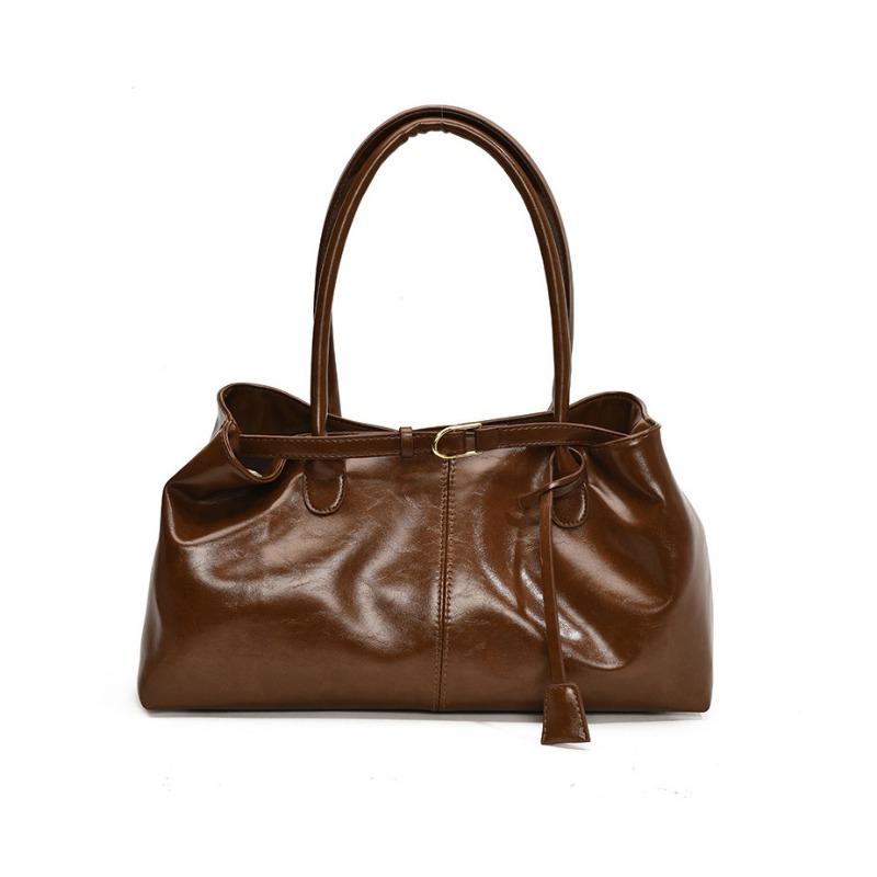 Autumn and winter retro large-capacity commuter tote bag women's new high-end fashion shoulder armpit bag