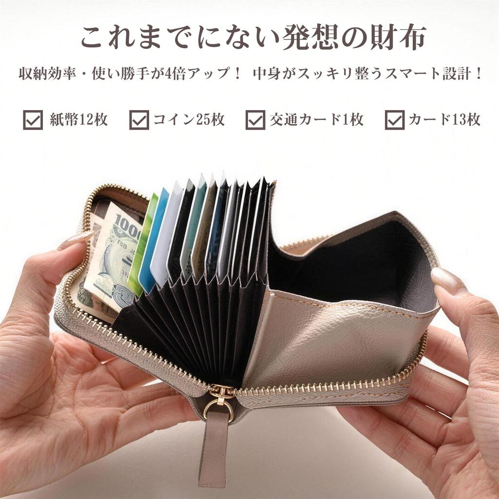 Mini Genuine Large Bills Card Coin Cowhide Day Gift [VENDAGO] Wallet, Compact, Women's & Men's, Bi-fold Wallet, Leather, Capacity, Don't Fold,