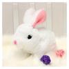 Cute Electric Stuffed Dog Toy with Sound and Squeak, a Great Gift for Kids, Birthdays, Halloween, Christmas, and New Years (Rabbit)