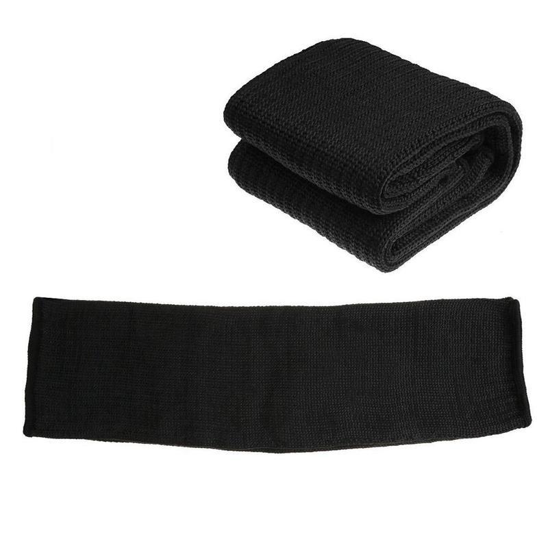 Black Kevlar Knife-Resistant Arm Sleeve Anti-Cut Oversleeve Hand Protector Cover