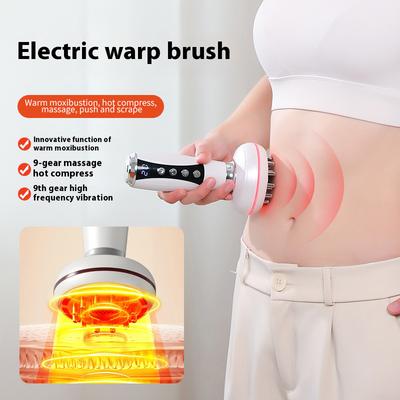 Elektrische Meridianmassage Körperheizung Formungsbürste Lymphdrainage Universelles Körperschaben Mikrostrom Entfettung Für Zuhause