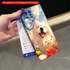 2DFlat Samsung phone case White Dog in Colorful Flower Field Applicable to Galaxy S22 S23 S24 S25ULTRA S26 A12 A13 A14 A15 A16