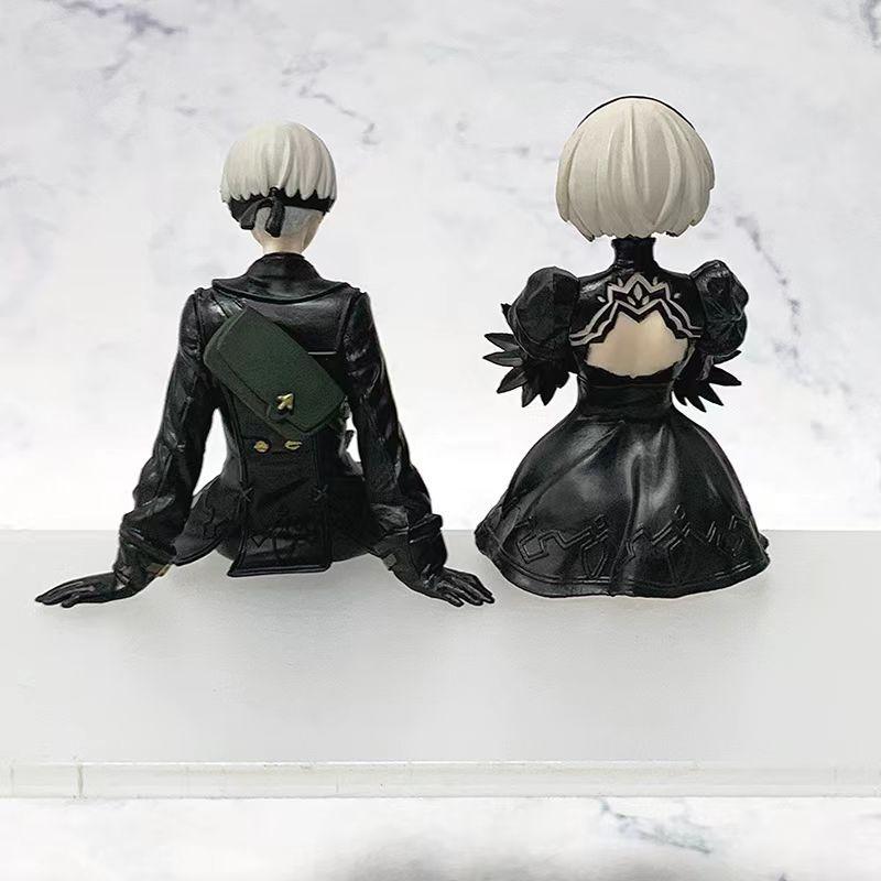 13cm Anime NieR: Automata Yorha 2B Figure Noodle Stopper Action Figure Toy Pvc Model Doll Gifts