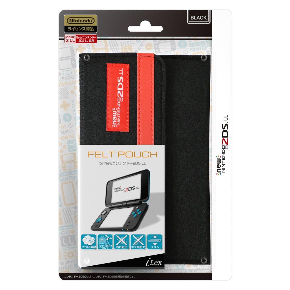 

Лицензированный чехол Nintendo Storage для новой Nintendo 2DSLL чехол для новой Nintendo 2DSLL [Официальный продукт] Felt (черный) -НОВЫЙ 2DSLL-