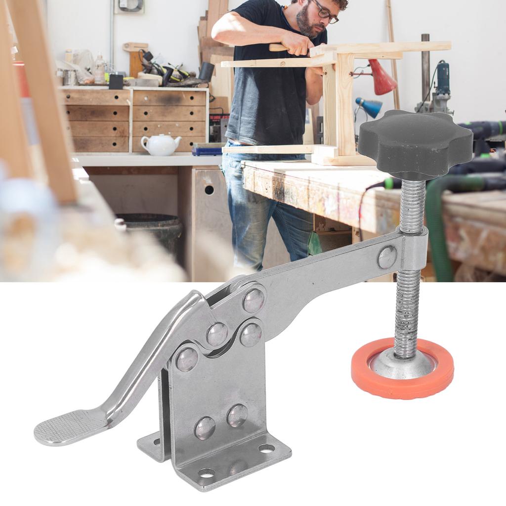 Toggle Clamp Woodworking Vertical Stainless Steel Non Slip Quick Release Large Hold Down Tool
