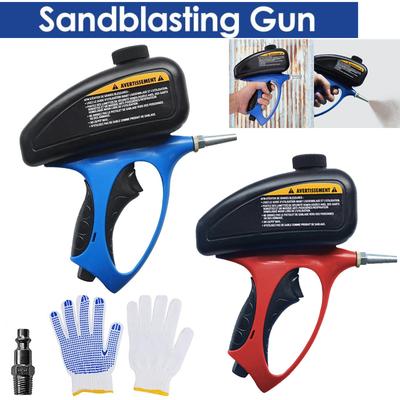 150 PSI Air Sandblasting Gun Adjustable Flow Pneumatic Air Sand Blaster Sand Blasting Machine Removing Spot Rust Blasting Device