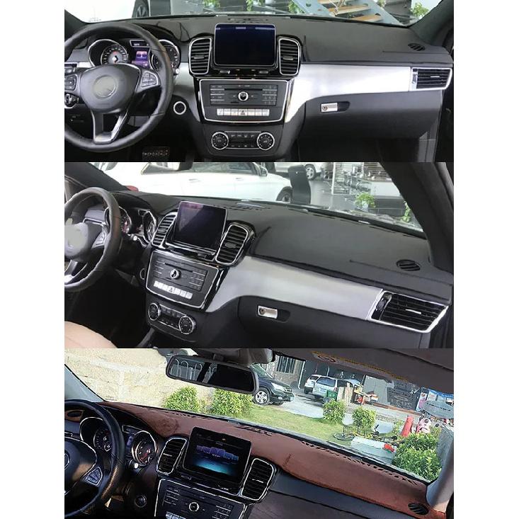 For Mercedes-Benz GLE GLS OEM C292 W166 2016- Dashmat Dashboard Cover trument Panel Pad Anti-Dirt Proof Dash Mat