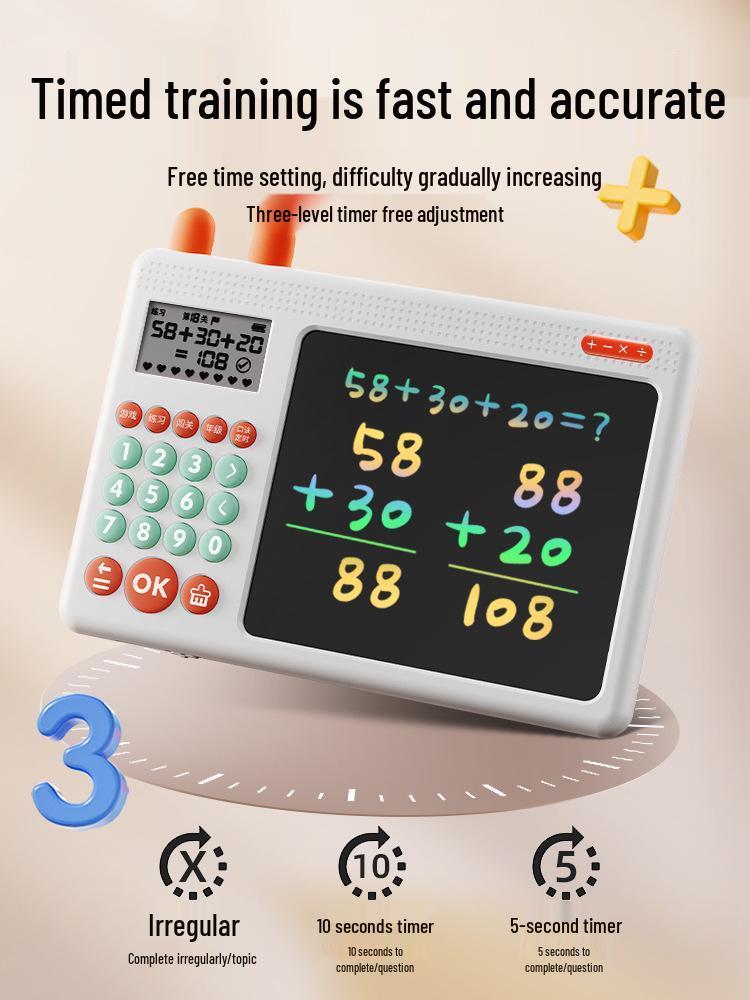 Cross-Border English Math Doodle Board: Mental Calculations & Educational Games for Early Learning