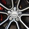 4 Stück 45mm 56mm 60mm 65mm VOSSEN Logo Autoaufkleber für leere Felgendeckel Emblem Felgennabenabdeckung Abzeichen Styling Zubehör