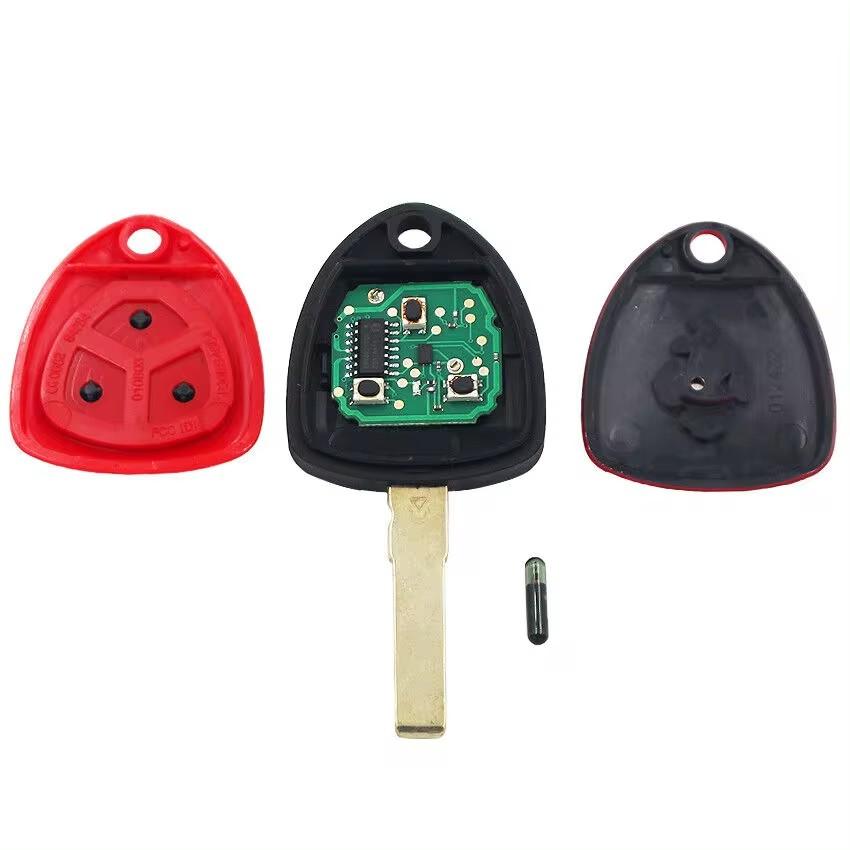 JingXin for Ferrari Car Key 458 488 599 Italia 612 FF Auto Remote Control Key 3Buttons 433MHz 48 Chip FCC ID:012432 TRWS46E