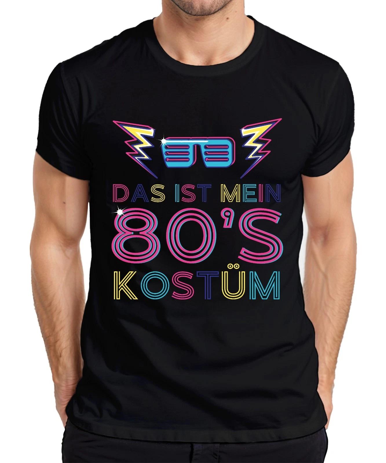 MEIN 80 S KOSTÜM 80er Jahre Retro Neon Party Karneval Brille Herren T-Shirt XS