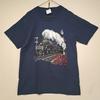 T-shirt Union Pacific Big Boy Locomotiva a Vapore Treno Giovanile Media Blu Navy