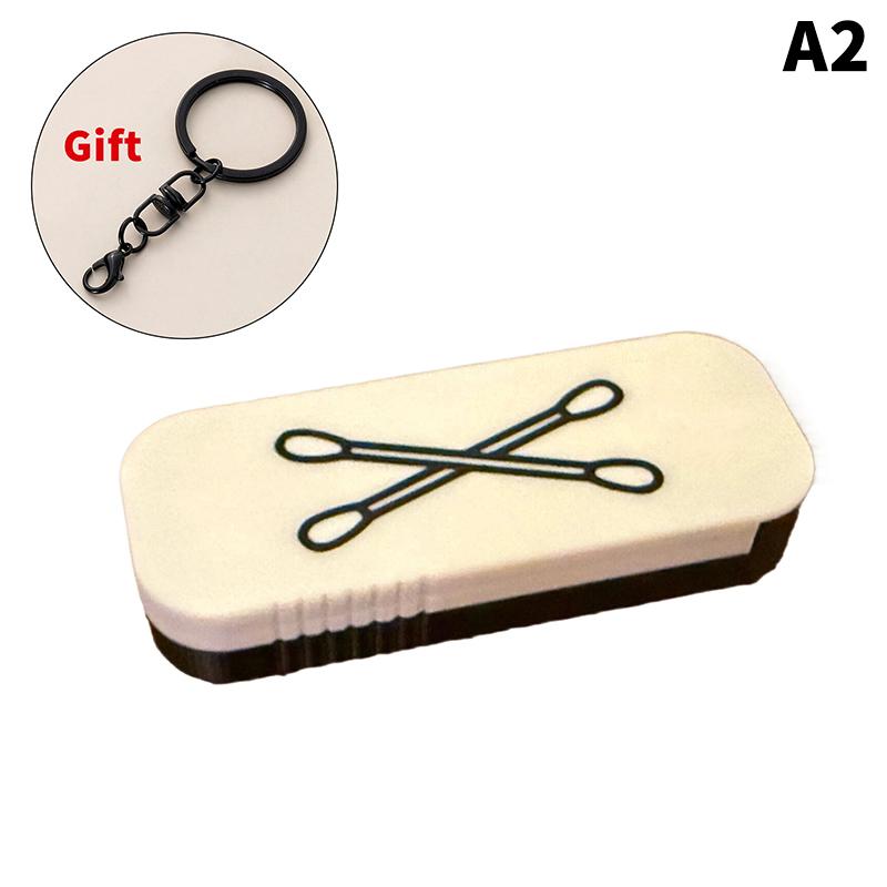Mini Sliding Cotton Swab Storage Box With Keychain Portable Swab Case For Travel And Daily Use Dust-Proof Keeps Clean!