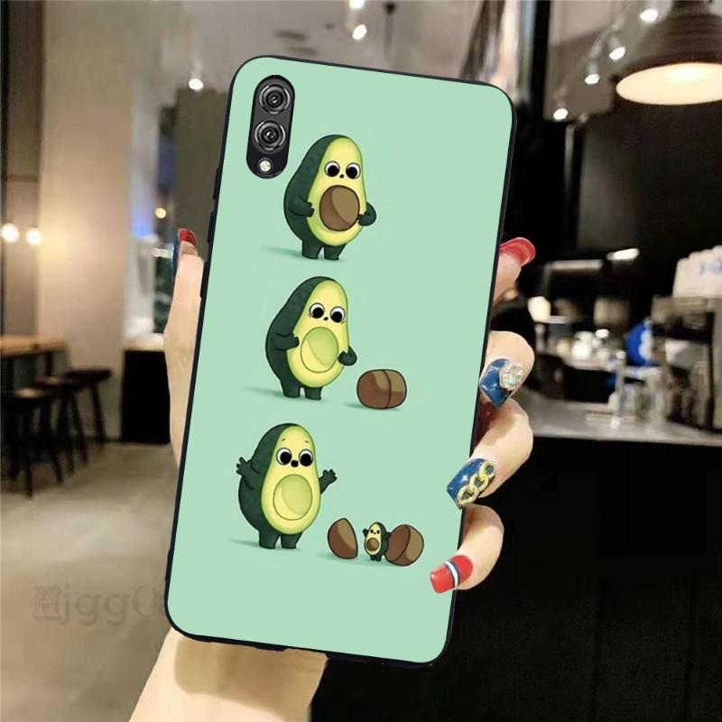 Avocado Ästhetik Handyhülle Für Honor 70 50 20 7S X9 X8 X7 Magic 4 3 Pro Weiche Schwarze Handyhülle
