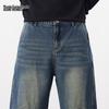 MARK FAIRWHALE Men's Summer Loose Fit Straight Leg Jeans
