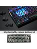 LMK66 Mechanical Keyboard Kit Convenient Switches Replacement 3Modes BT5/2.4Ghz/UsbC Hot swappable Backlights