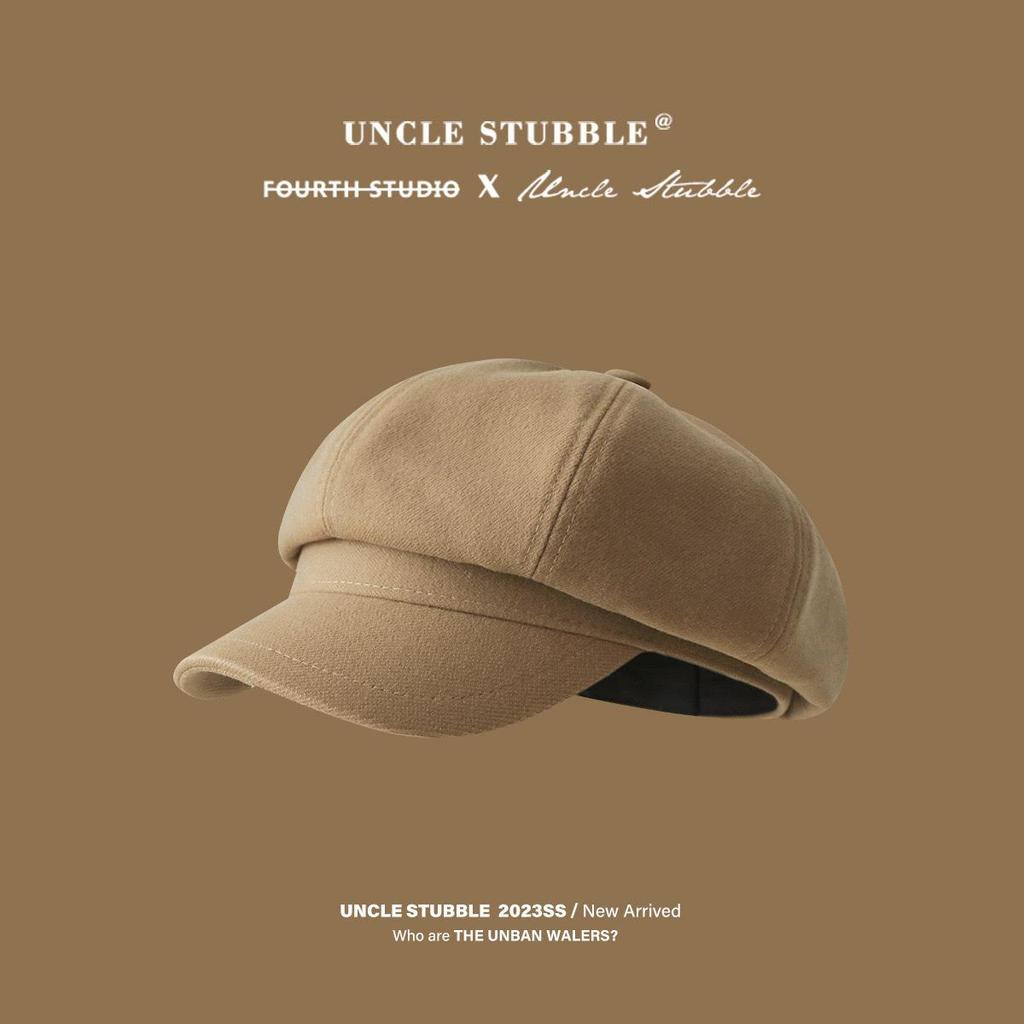 Korean Style Women's Autumn/Winter Beret: Face-Slimming Retro Newsboy Cap.