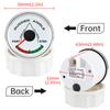 ZMFJH 0-190ohm Waterproof Boat Marine Rudder Angle Indicator 8 Color Backlight 52MM Rudder Angle Gauge Meter STBD-PORT 12V24V
