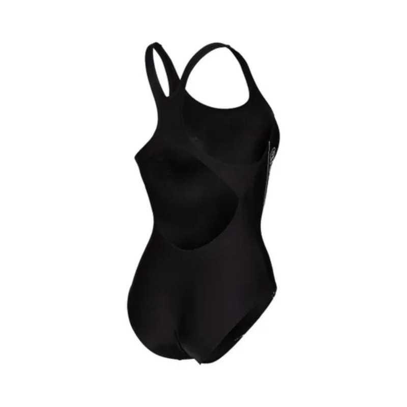 Arena Pro Graphic One-Piece Swimsuit Chlorine Resistant Black
