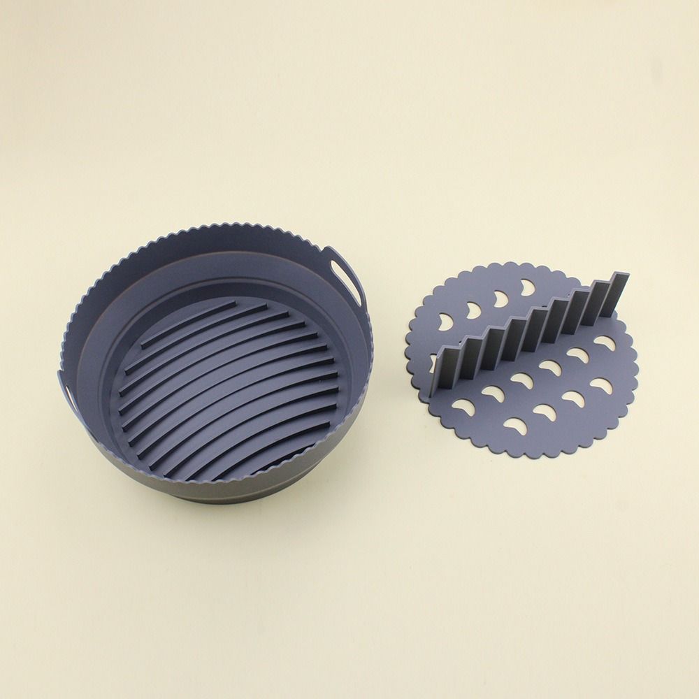 Foldable Silicone Air Fryer Trays Reusable Pot Oven Liner  Air Fryer Accessories