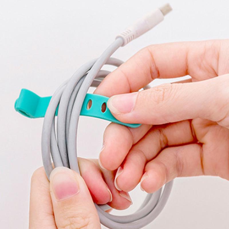 Kopfhörergurte, Anti-Verlust-Aufbewahrung, weiches Klebeband, Datenkabel-Umreifung, Kabel-Organizer-Wickler