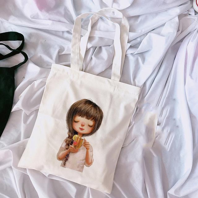 Сумка для покупок женская холщевая 733₽