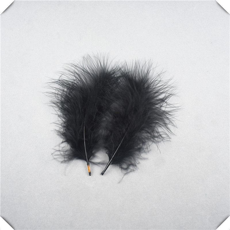 20Pcs Turkey Marabou Feathers Plumes DIY Creative Leisure Decoration Wedding Carnival Handicrafts Accessories Fly Tying Material