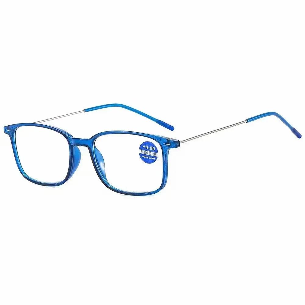 New Fashion Anti-Blue Light Reading Glasses Women Men Optical Computer Glasses Presbyopia +1.0+1.5+2.0+2.5+3.0+3.5+4.0