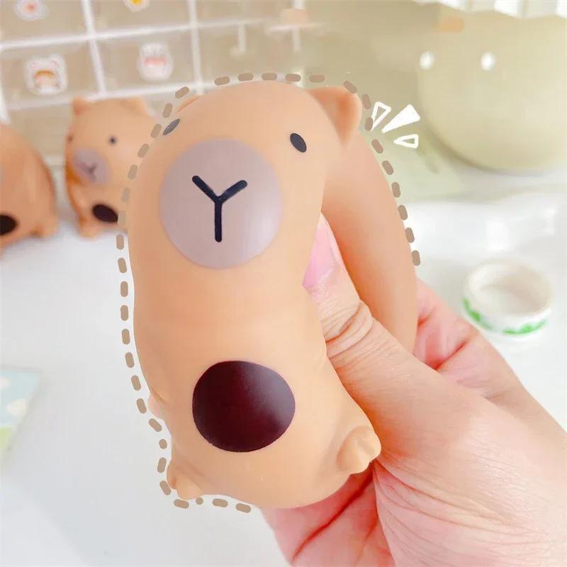 Cartoon Mochi Toys Cute Capybara Pinching Toy Squishy Toy Slow Rebound Decompression Stress Release Hand Relax Gift Presents