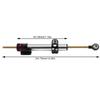 Steering Aluminum Steering Aluminum Universal Motorcycle Steering Damper, Damper, Damper/Stabilizer (Long Style)