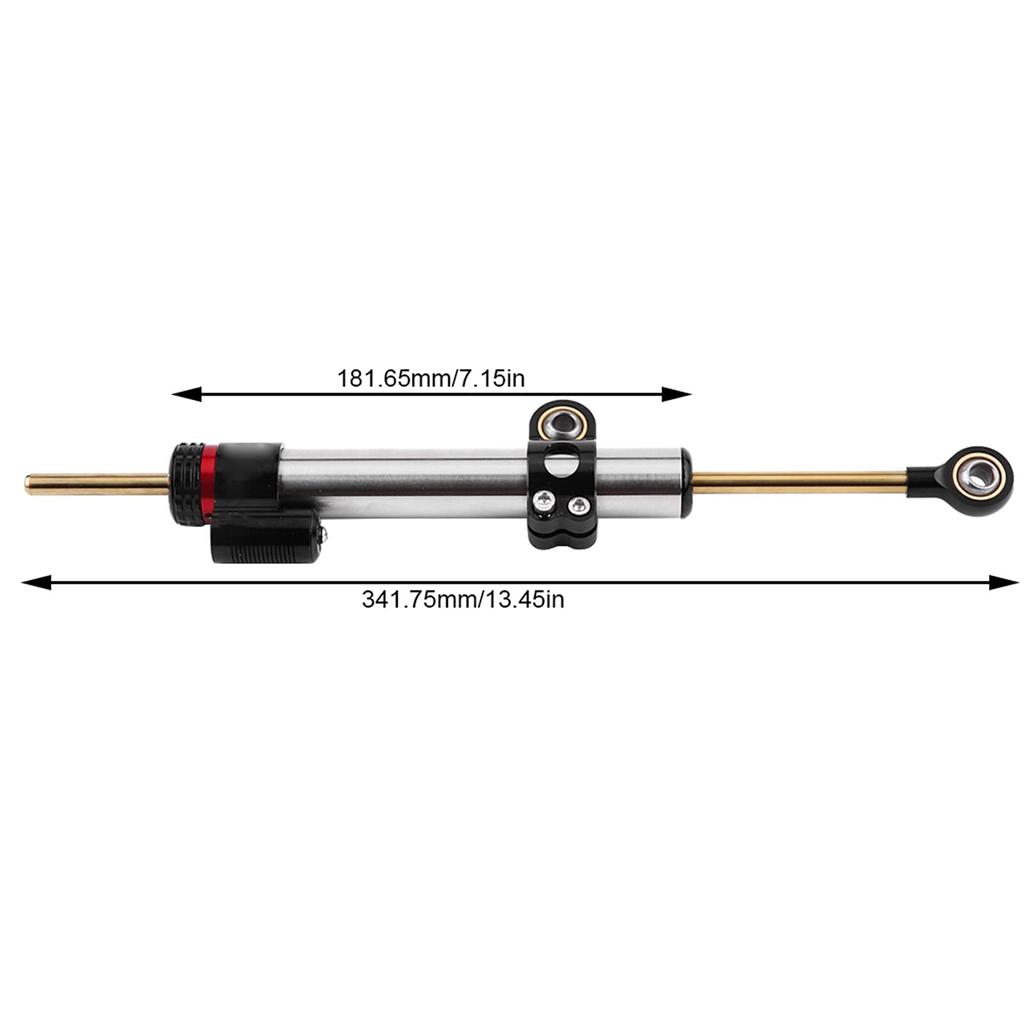 Steering Aluminum Steering Aluminum Universal Motorcycle Steering Damper, Damper, Damper/Stabilizer (Long Style)