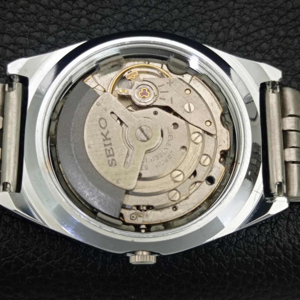 JAPAN VINTAGE REFURBISHED SEIKO 5 AUTOMATIC MENS ROMAN FIGURE WATCH a442658-1
